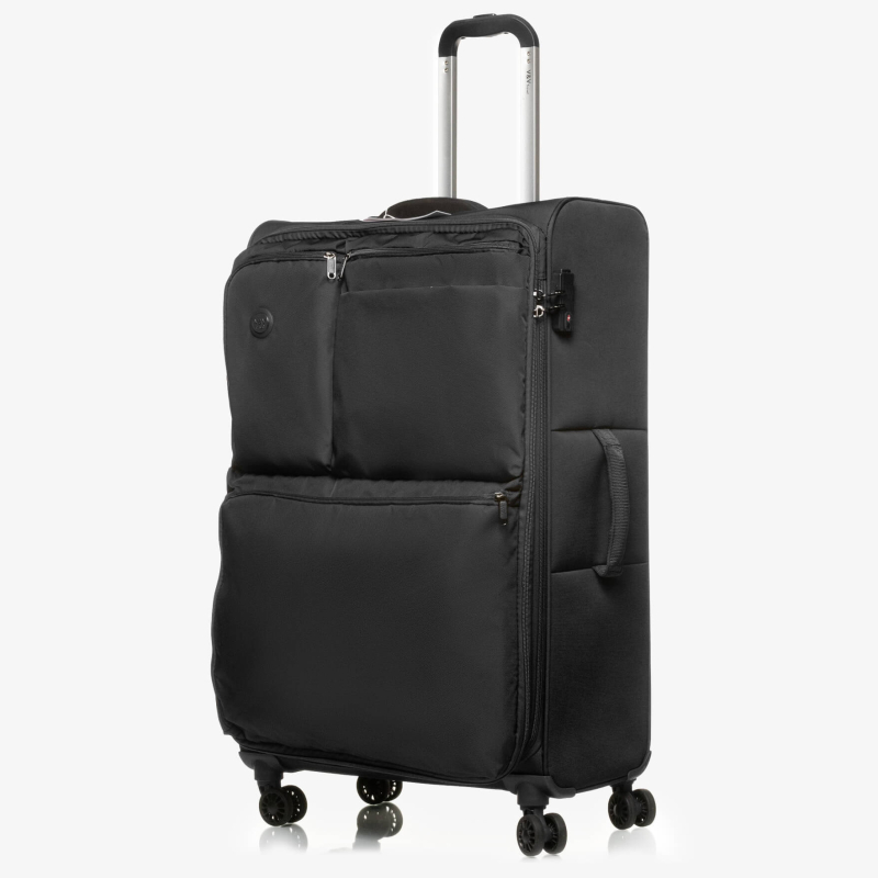 Suitcase V&V Travel One Life 8024-75 Black