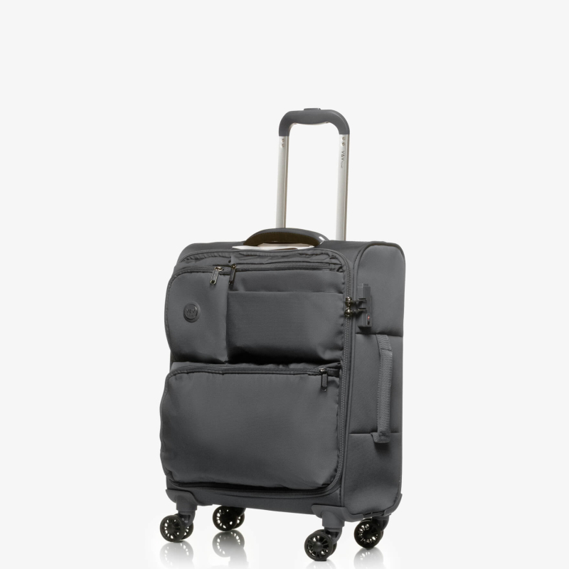 Suitcase V&V Travel One Life 8024-55 Grey
