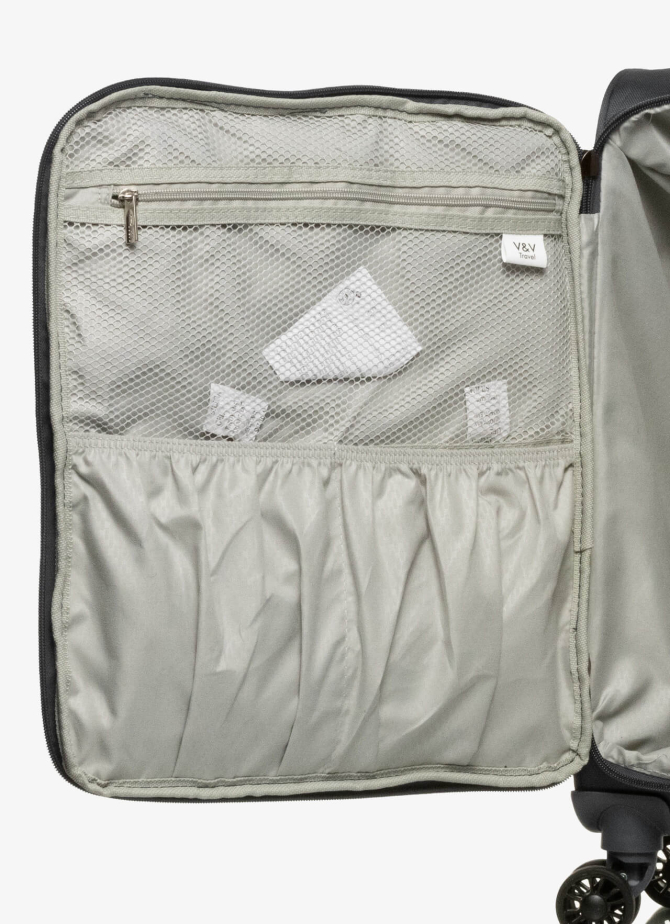 Suitcase V&V Travel One Life 8024-55 Grey