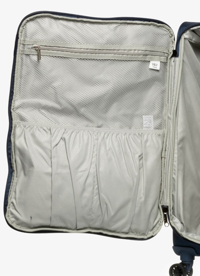 Suitcase V&V Travel One Life 8024-65 Blue