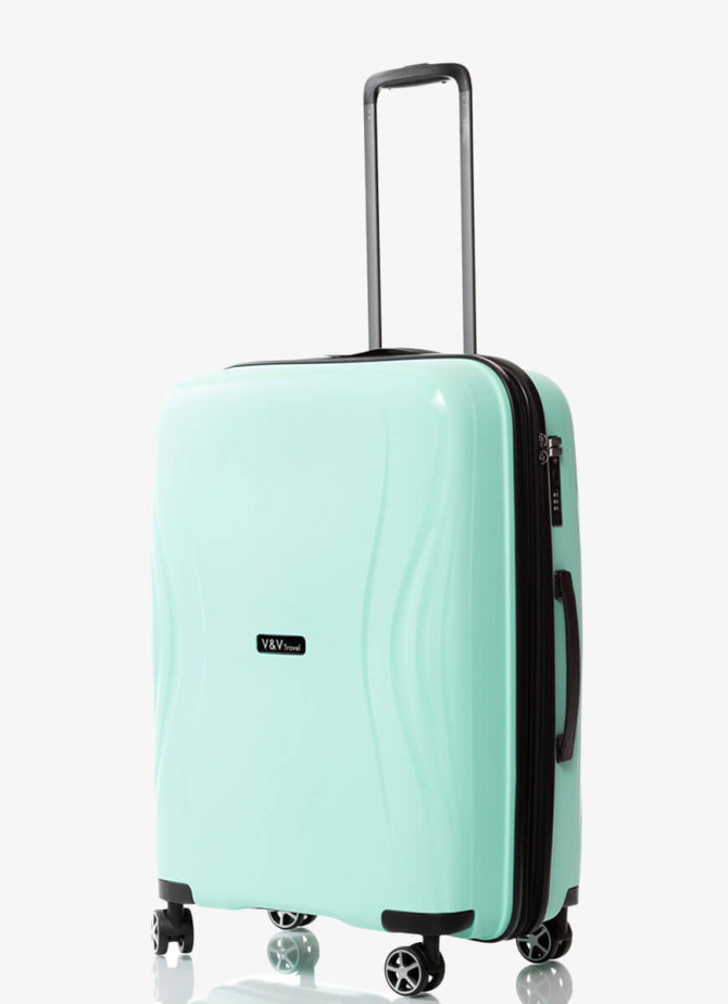 Suitcase V&V Travel Flash Light 8019 65cm Tiffany