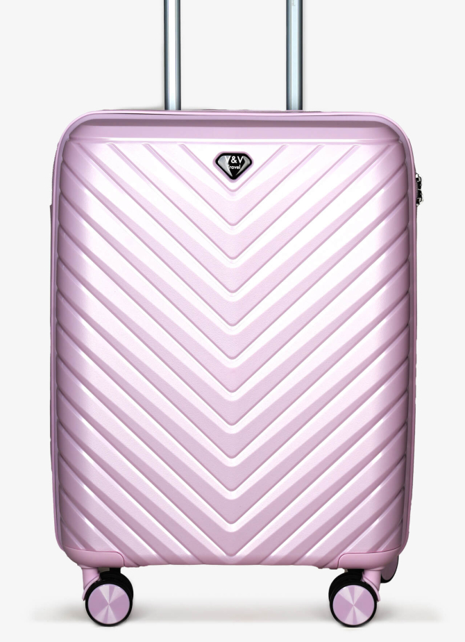 Suitcases V&V Travel Invictus 8025-55cm pink