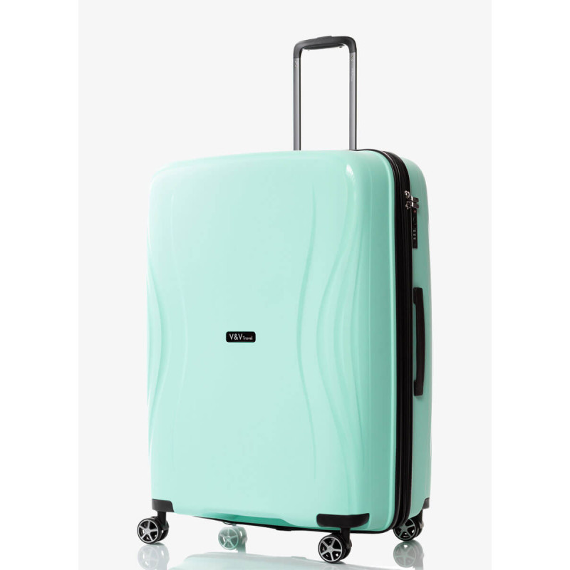 Suitcase V&V Travel Flash Light 8019 75cm Tiffany