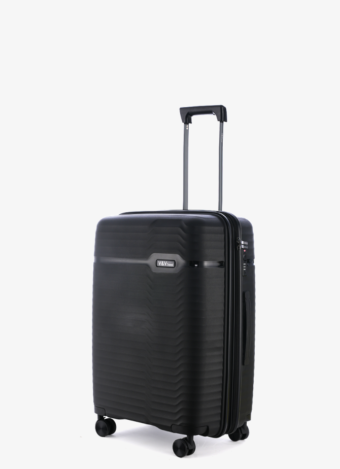 Suitcase V&V Travel Summer Breeze 8018 55cm Black