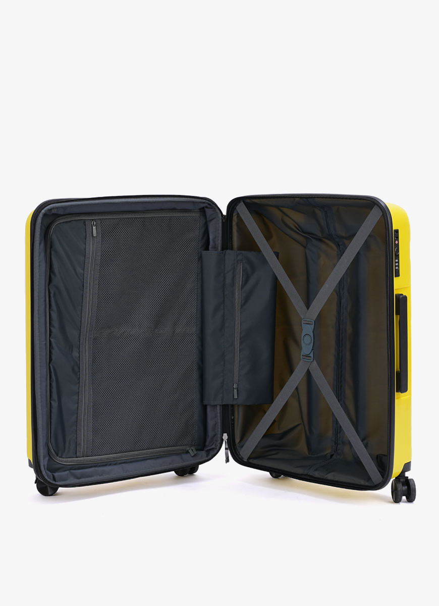 Suitcase V&V Travel Peace 8011-75 Yellow