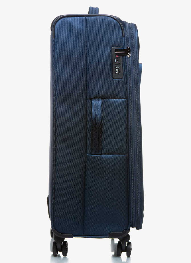 Set of 3 Suitcases and Bag V&V Travel Volunteer 8022 - 4 Piece Set - Blue