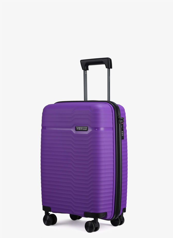 Suitcase V&V Travel Summer Brave 8018-55 Purple