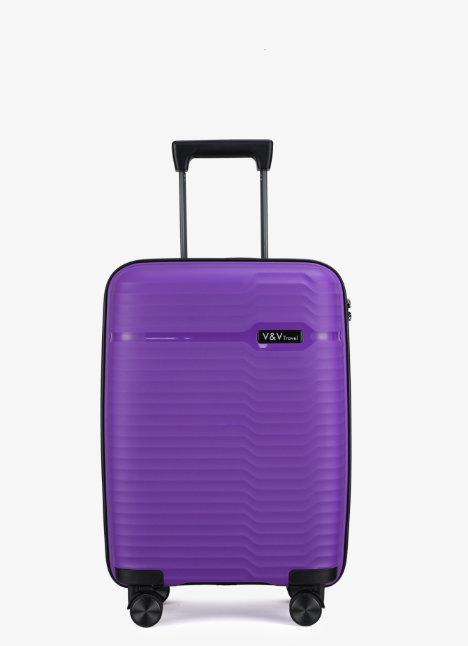 Suitcase V&V Travel Summer Brave 8018-55 Purple