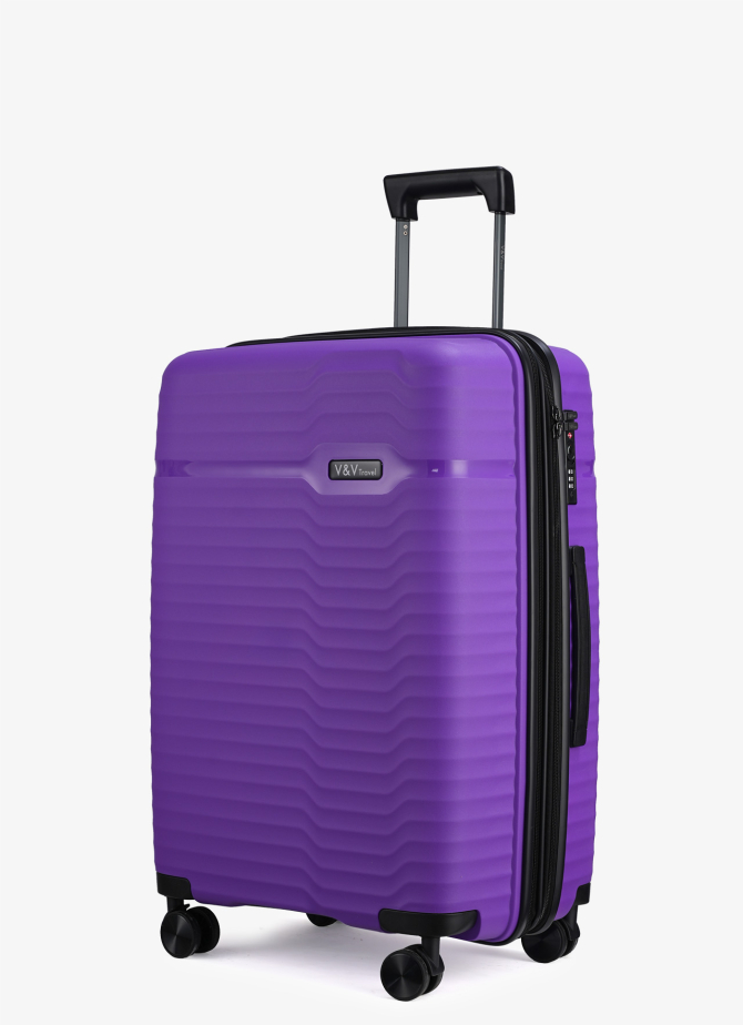 Suitcase V&V Travel Summer Brave 8018-65 Purple