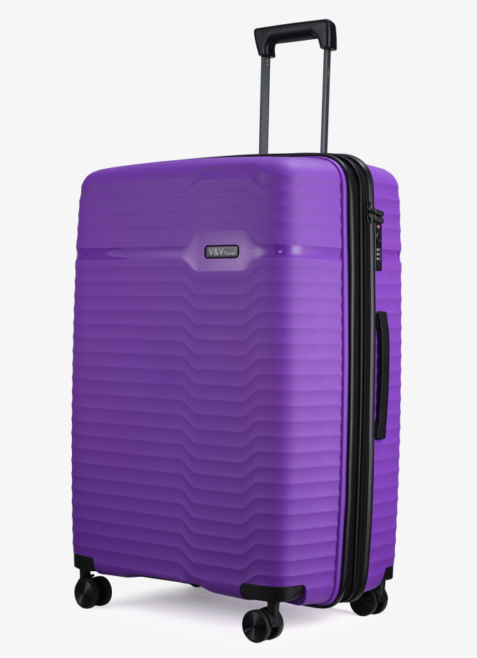 Suitcase V&V Travel Summer Brave 8018-75 Purple