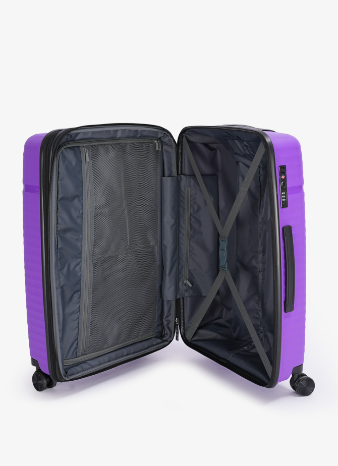 Set of 3 Suitcases V&V Travel Summer Brave 8018 - 3 Piece Set - Purple