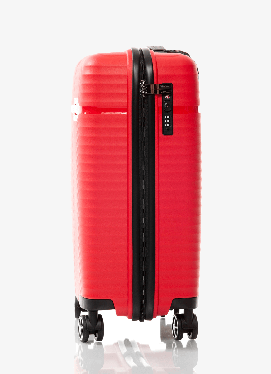 Suitcase V&V Travel Summer Brave 8018-55 Red