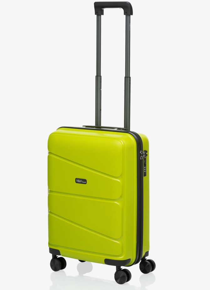 Suitcase V&V Travel Peace 8011-55 Olive
