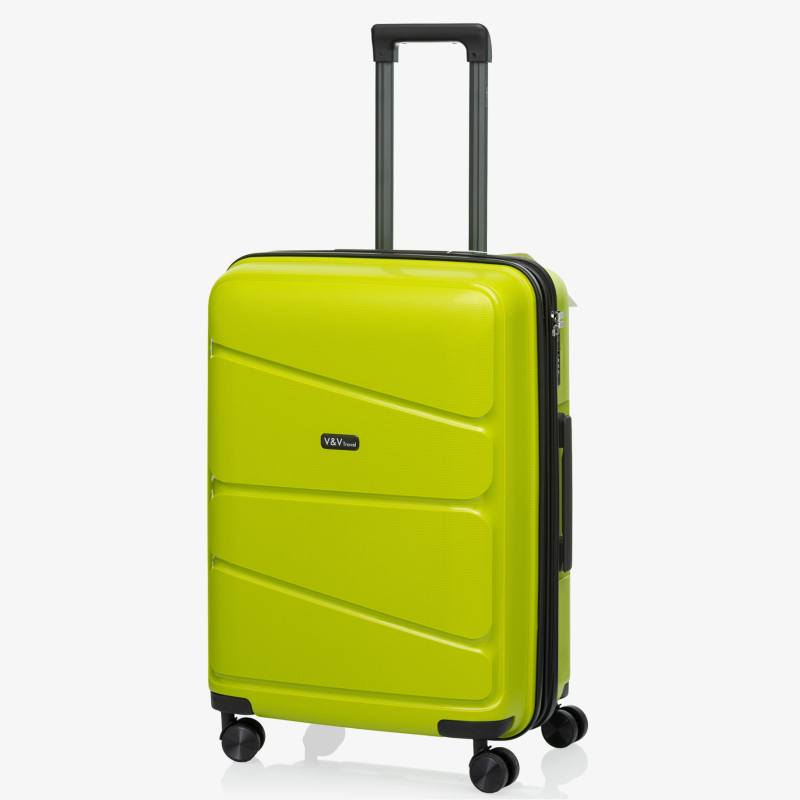 Suitcase V&V Travel Peace 8011-65 Olive
