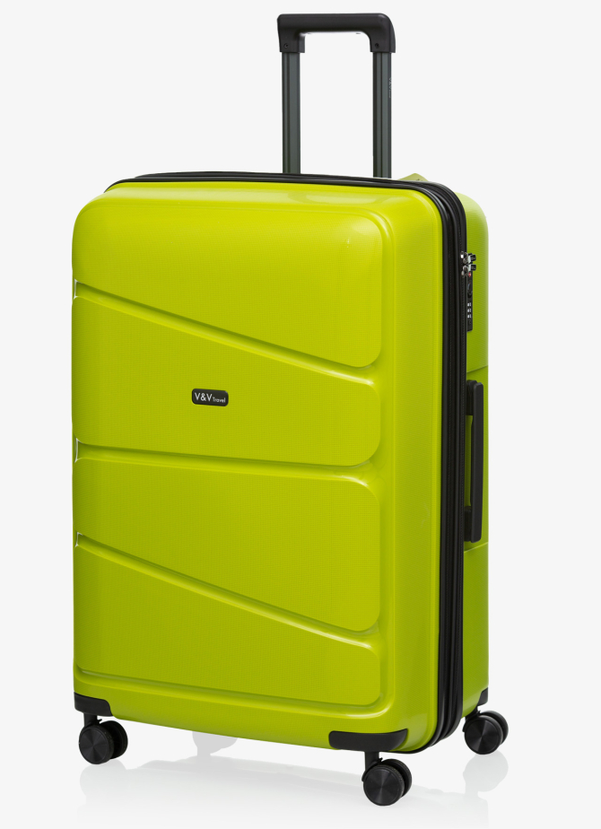 Suitcase V&V Travel Peace 8011-75 Olive