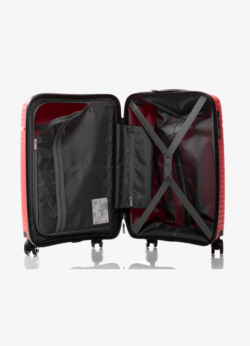 Suitcase V&V Travel Summer Brave 8018-55 Red