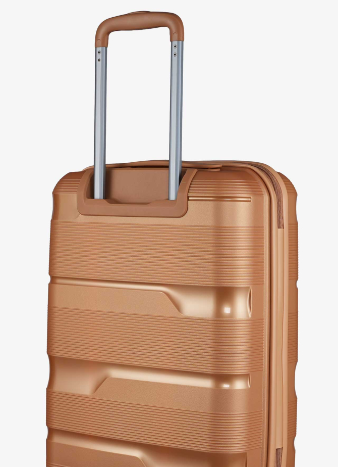 Suitcase V&V Travel Metallo 8023-55 Gold