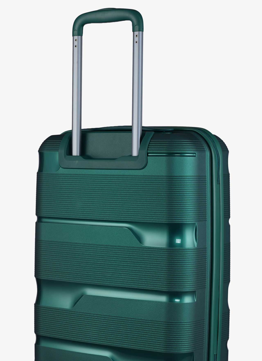 Suitcase V&V Travel Metallo 8023-55 Green